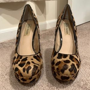 Platform cheetah print Steve Madden heels
